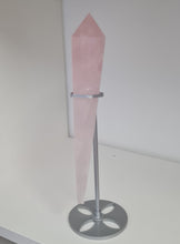Load image into Gallery viewer, Rose Quartz Wand in Stand
