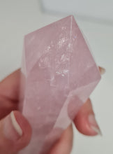 Load image into Gallery viewer, Rose Quartz Wand in Stand
