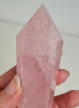 Load image into Gallery viewer, Rose Quartz Wand in Stand

