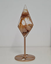 Load image into Gallery viewer, Golden Healer Quartz Diamond with Stand
