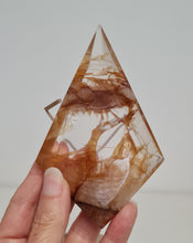 Load image into Gallery viewer, Golden Healer Quartz Diamond with Stand
