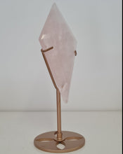 Load image into Gallery viewer, Rose Quartz Diamond with Stand

