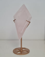 Load image into Gallery viewer, Rose Quartz Diamond with Stand
