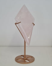 Load image into Gallery viewer, Rose Quartz Diamond with Stand
