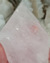 Load image into Gallery viewer, Rose Quartz Diamond with Stand
