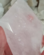 Load image into Gallery viewer, Rose Quartz Diamond with Stand
