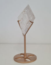 Load image into Gallery viewer, Clear Quartz Diamond with Stand - Rainbows
