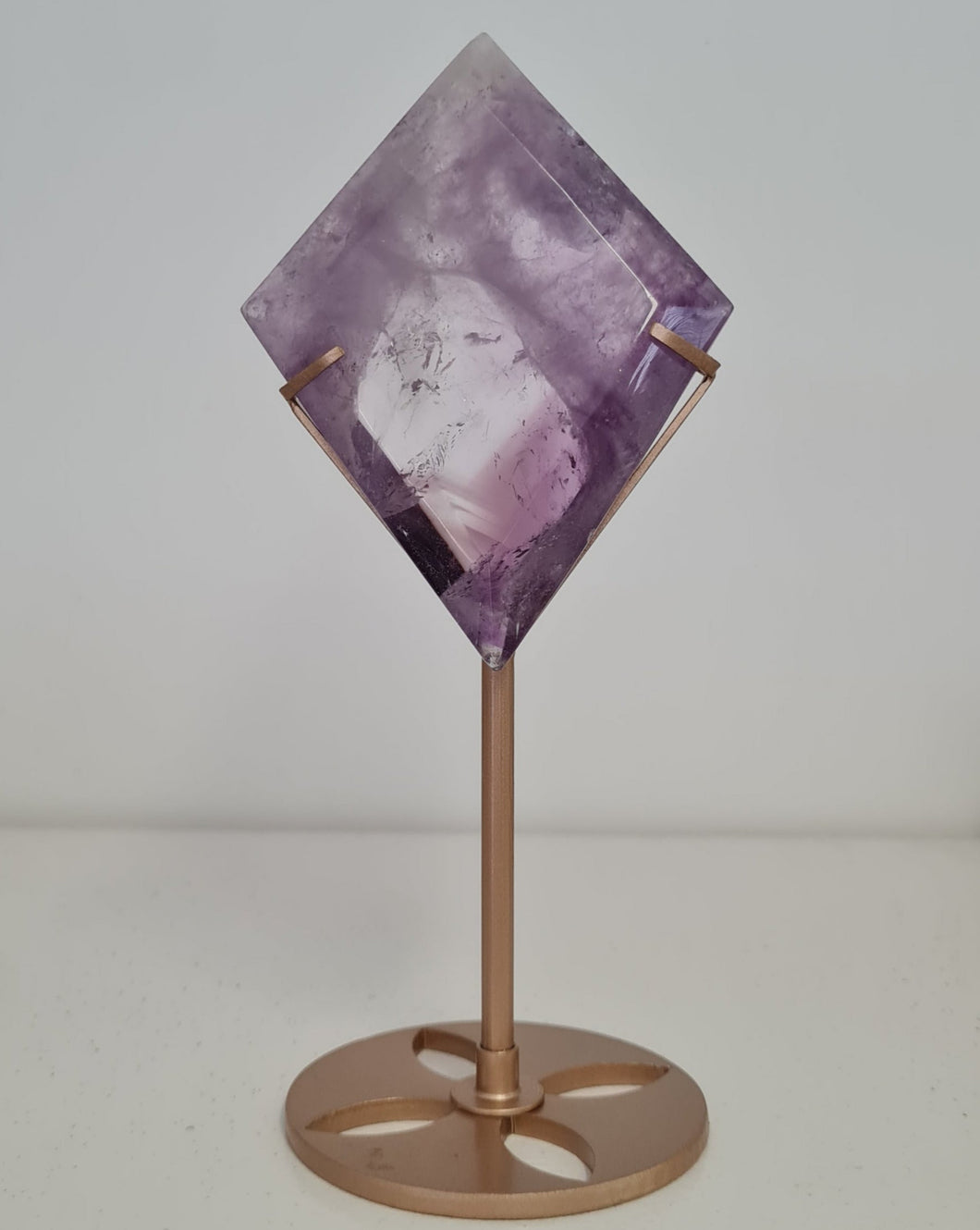 Amethyst Diamond with Stand