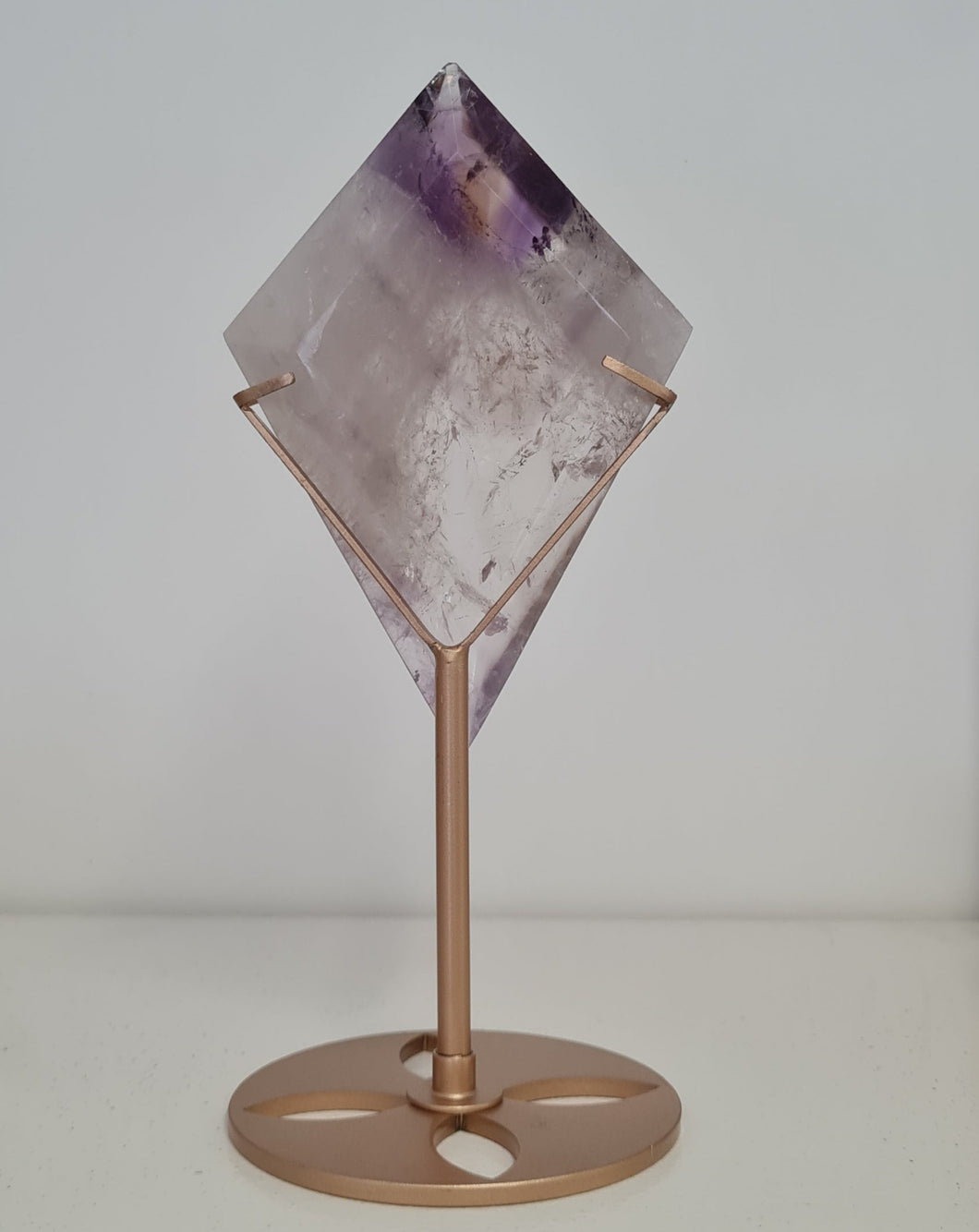 Amethyst Diamond with Stand