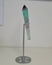 Load image into Gallery viewer, Fluorite Wand in Stand
