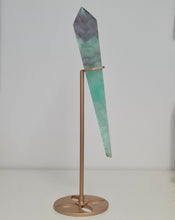 Load image into Gallery viewer, Fluorite Wand in Stand
