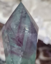 Load image into Gallery viewer, Fluorite Wand in Stand
