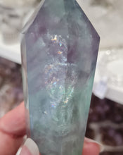 Load image into Gallery viewer, Fluorite Wand in Stand
