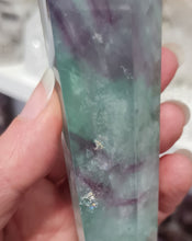 Load image into Gallery viewer, Fluorite Wand in Stand
