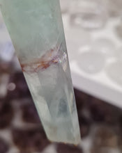 Load image into Gallery viewer, Fluorite Wand in Stand
