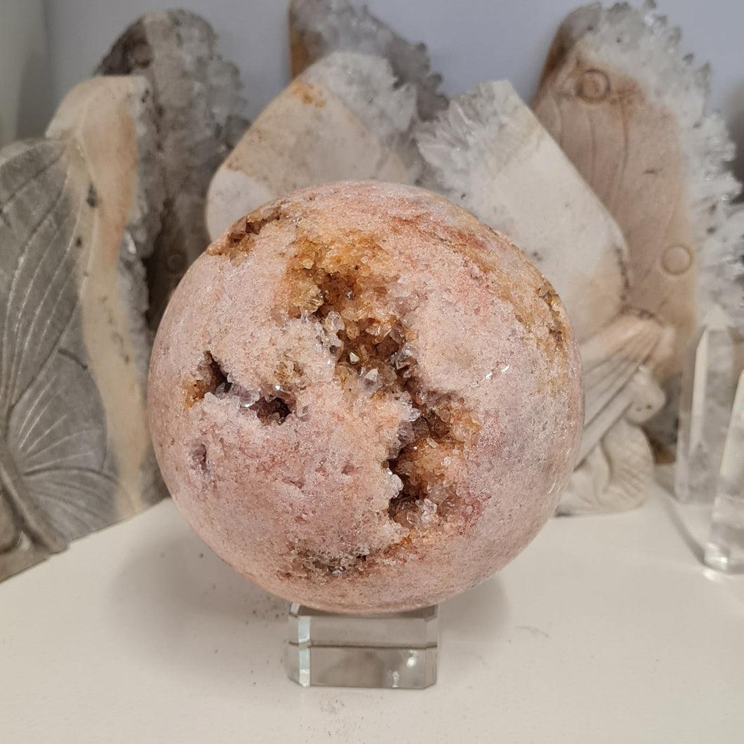 Pink Amethyst Sphere