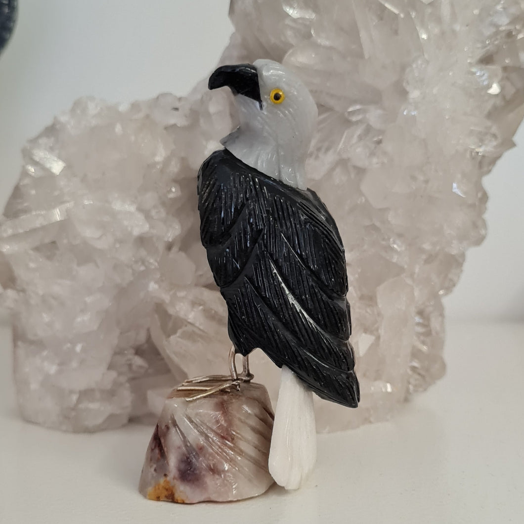 Gemstone Carved Eagle
