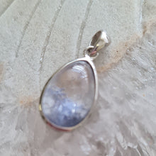 Load image into Gallery viewer, Blue Dumortierite Quartz Sterling Silver Pendant
