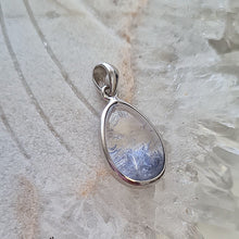 Load image into Gallery viewer, Blue Dumortierite Quartz Sterling Silver Pendant
