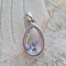 Load image into Gallery viewer, Blue Dumortierite Quartz Sterling Silver Pendant

