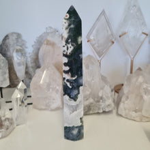 Load image into Gallery viewer, Moss Agate Tower
