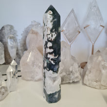 Load image into Gallery viewer, Moss Agate Tower
