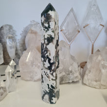 Load image into Gallery viewer, Moss Agate Tower

