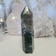Load image into Gallery viewer, Moss Agate Tower
