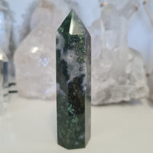 Load image into Gallery viewer, Moss Agate Tower
