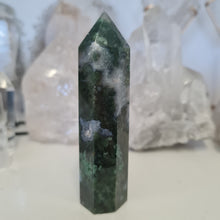 Load image into Gallery viewer, Moss Agate Tower
