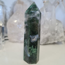 Load image into Gallery viewer, Moss Agate Tower
