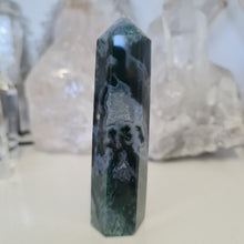 Load image into Gallery viewer, Moss Agate Tower
