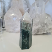 Load image into Gallery viewer, Moss Agate Tower

