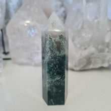 Load image into Gallery viewer, Moss Agate Tower
