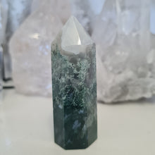 Load image into Gallery viewer, Moss Agate Tower
