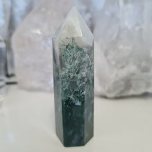 Load image into Gallery viewer, Moss Agate Tower
