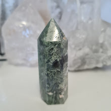 Load image into Gallery viewer, Moss Agate Tower
