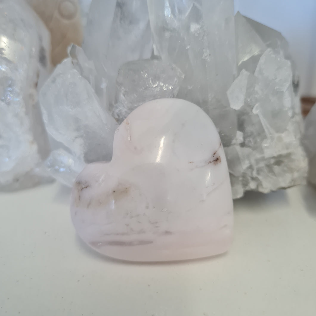Pink Opal Heart