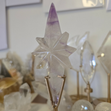 Load image into Gallery viewer, Amethyst Polaris Star with Stand
