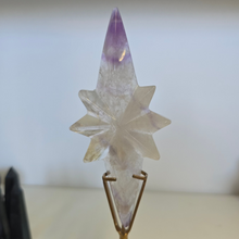 Load image into Gallery viewer, Amethyst Polaris Star with Stand
