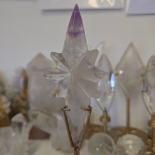 Load image into Gallery viewer, Amethyst Polaris Star with Stand

