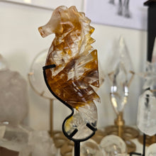 Load image into Gallery viewer, Golden Healer Quartz Seahorse
