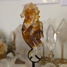 Load image into Gallery viewer, Golden Healer Quartz Seahorse
