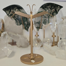 Load image into Gallery viewer, Moss Agate Butterfly Wings
