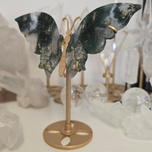Load image into Gallery viewer, Moss Agate Butterfly Wings
