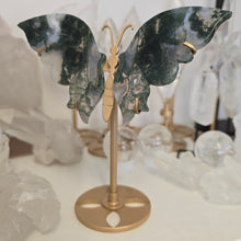 Load image into Gallery viewer, Moss Agate Butterfly Wings
