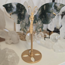 Load image into Gallery viewer, Moss Agate Butterfly Wings

