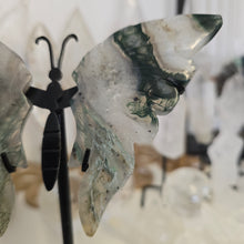 Load image into Gallery viewer, Moss Agate Butterfly Wings
