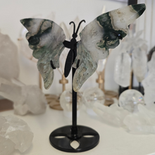 Load image into Gallery viewer, Moss Agate Butterfly Wings

