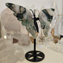 Load image into Gallery viewer, Moss Agate Butterfly Wings
